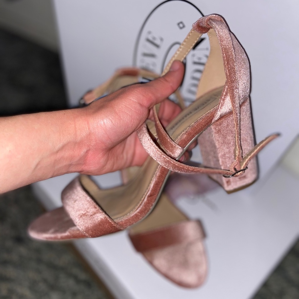 Steve Madden velvet heels